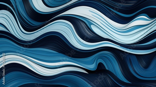 A seamless pattern of black, blue, and white lines