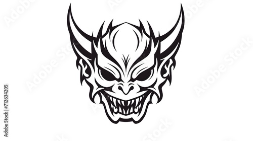 Demon tattoo design