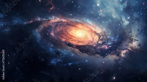 amazing view of beautiful Galaxy