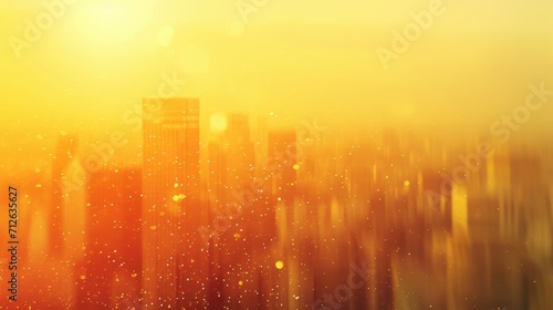 blur hot summer Landscape of cityscape