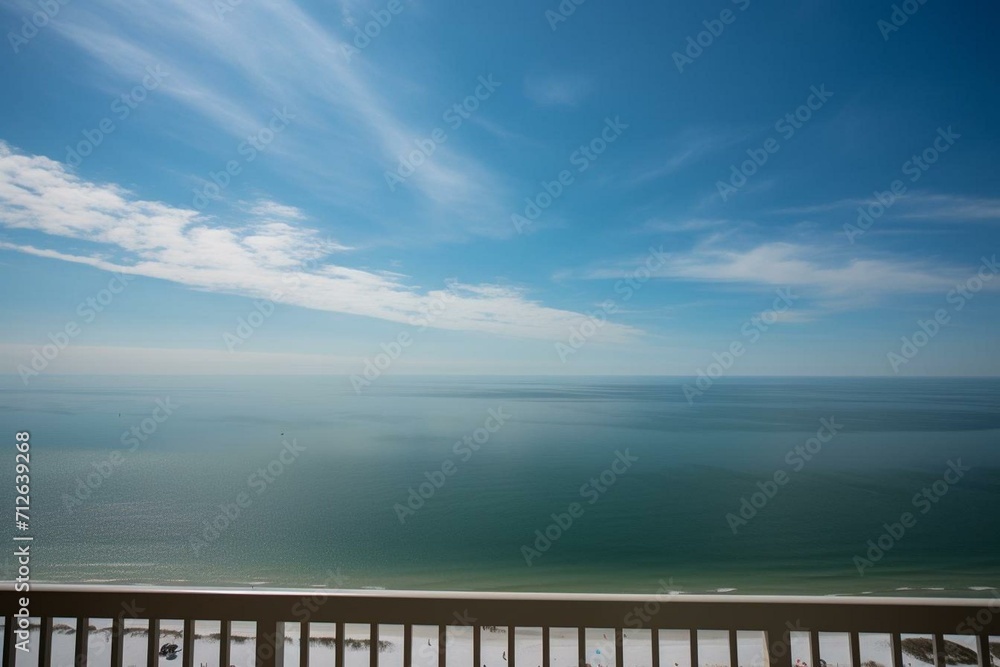 Daytime view of Gulf of Mexico. Generative AI