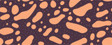 Seamless. Vector illustration. Seamless abstract pattern with leopard spots print. Vector background. Oval spots. Vector Illustration.