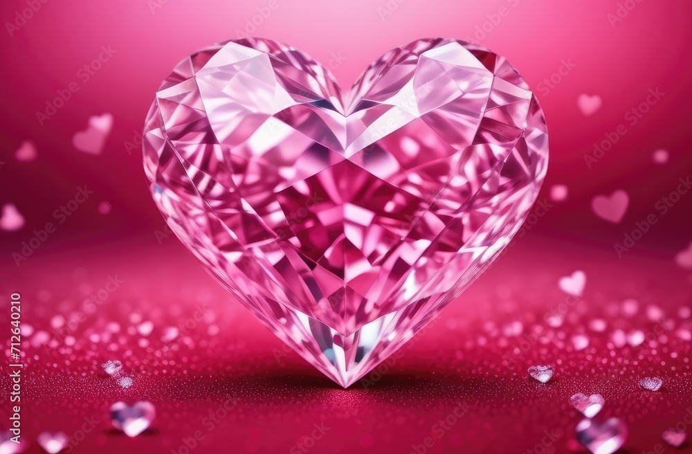 Background for Valentine's Day. Heart-shaped decor on a blurred background for Valentine's Day. Celebrate love with a heart shape Background for Valentine's Day. Heart-shaped decor on a blurred background for Valentine's Day. Celebrate love with a heart shape