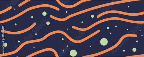 Seamless wavy lines pattern. Digital effects. Abstract business illustration. Seamless. Geometric waves texture.