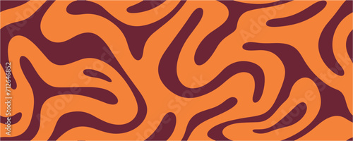 Obraz na płótnie Fluid 2D illustration of modern movement