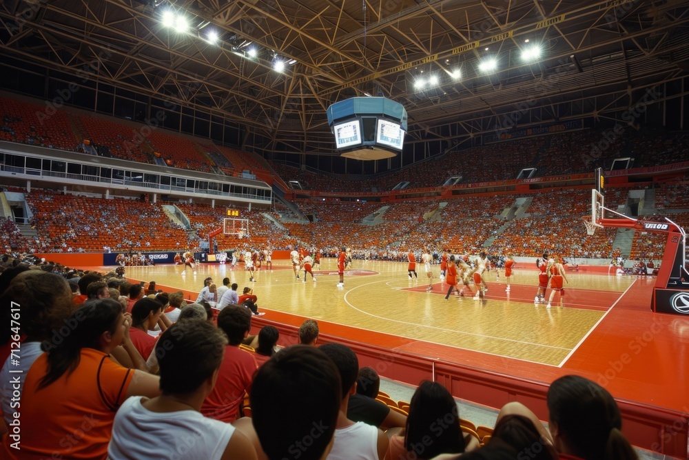 custom made wallpaper toronto digitalAn electrifying basketball championship captures the essence of adrenaline-fueled competition, featuring dynamic players, intense rivalries, and the pulsating energy of a roaring crowd