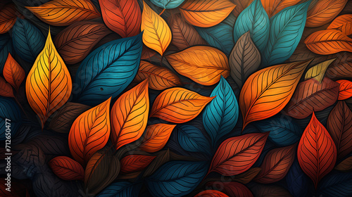 Leaf Background   Generate AI