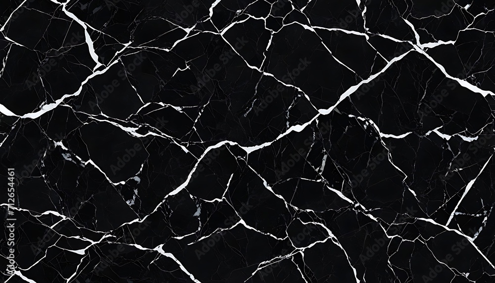 Black marble block texture with white reticulated pattern 