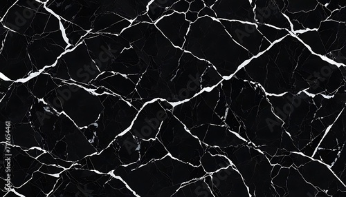 Black marble block texture with white reticulated pattern  photo