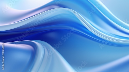 Fantastical festive blue bg. Stylish abstract background, waves on matt surface like landscape made of liquid blue wax with sparkles. Beautiful soft background. 3d render