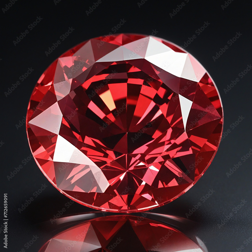 Red Ruby Isolated Gems Red Ruby Isolated Gems