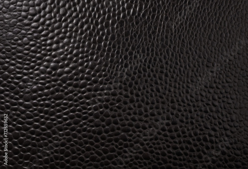 Zoomed-in perspective of dark leather