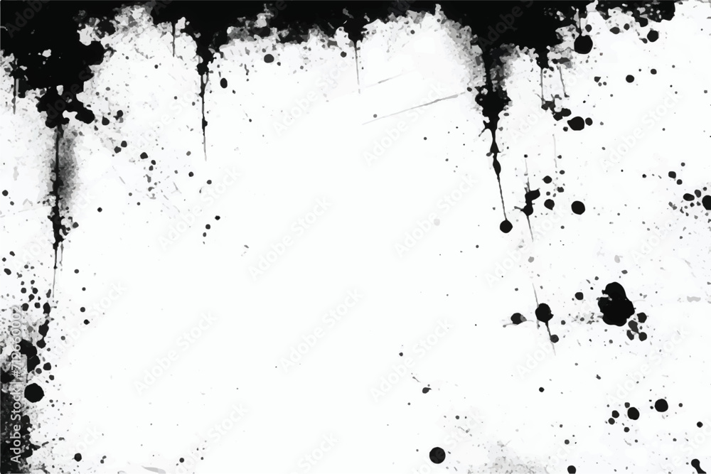 Black and white Grunge Texture. Grunge Background. EPS 10.