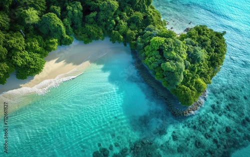 The most amazing tropical island paradise with a heart-shaped lagoon