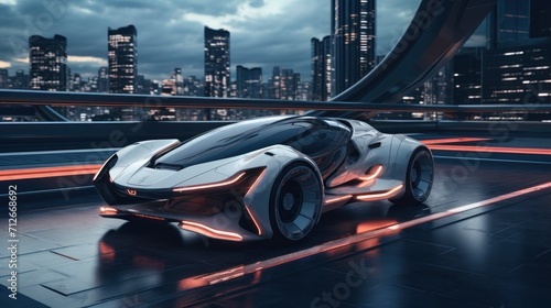 A FUTURISTIC CAR