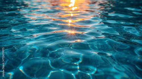 Water Texture | Blue | Background Image | minimalist | colorful clear water | sunrays | sun | bright 