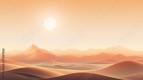 Illustrations featuring surreal desert landscape metaphors and modern minimalist abstract backgrounds.