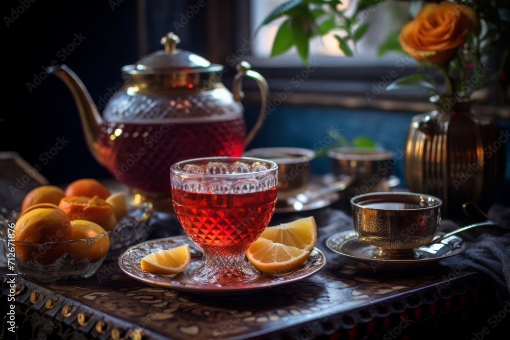 Fototapeta premium A Tea with Lemon 
