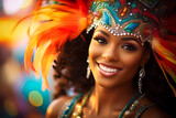 Rio Carnival Dancer in Vibrant Costume