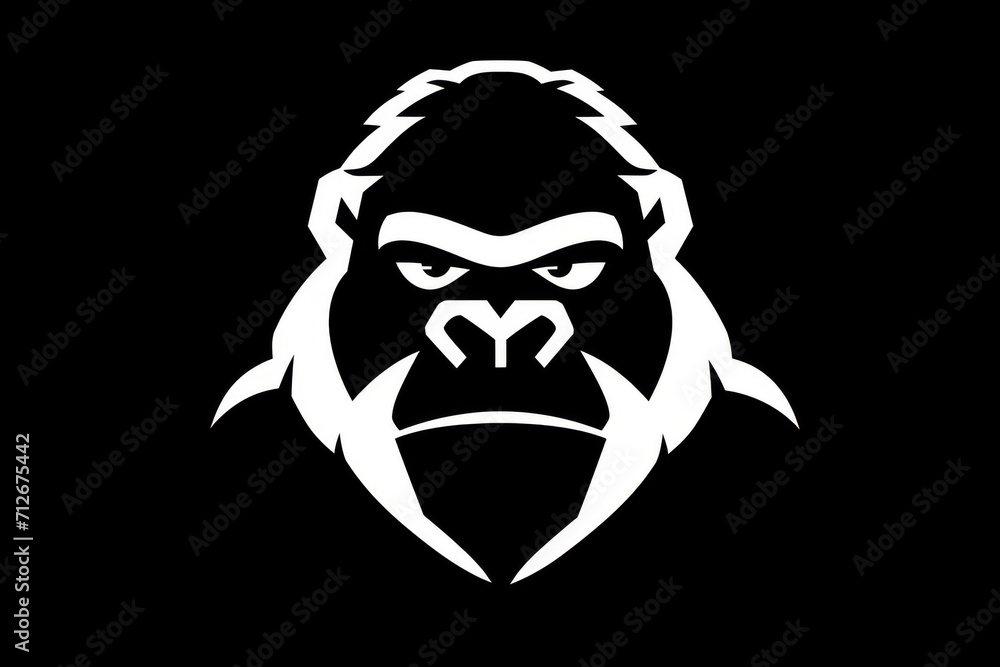 Mad gorilla face Mad gorilla face