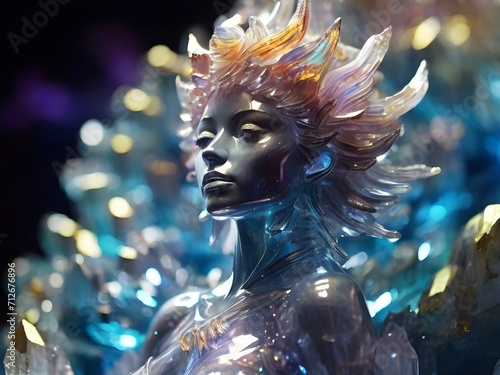 carnival mask on the street