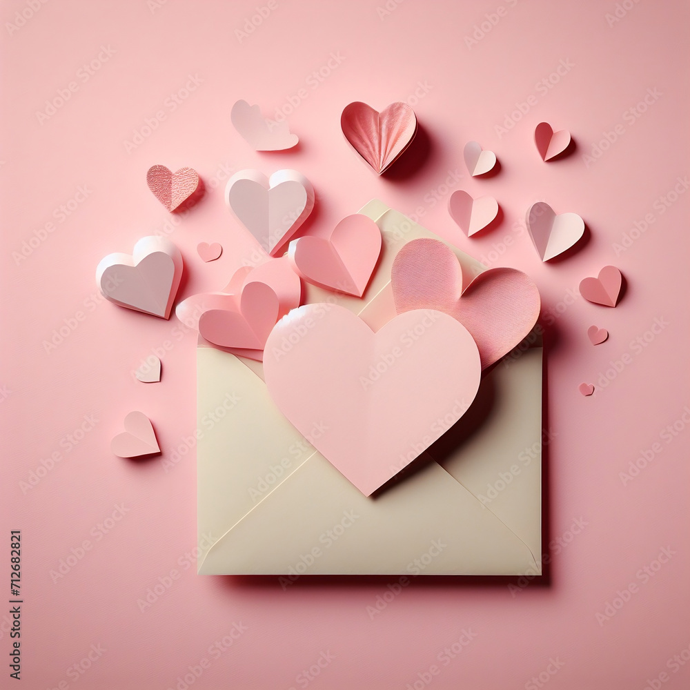 Heartfelt Embrace: Valentine's Envelope Unveiling Love