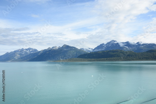 Alaska  Glacier Bay National Park and Preserve  view from cruise ships  summer time