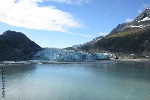 Alaska, Glacier Bay National Park and Preserve, view from cruise ships, summer time