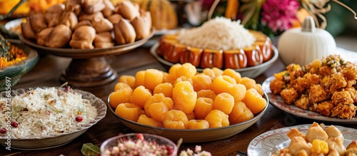 Brazilian festival sweets include curau, hominy, sweet rice, and pumpkin treats.