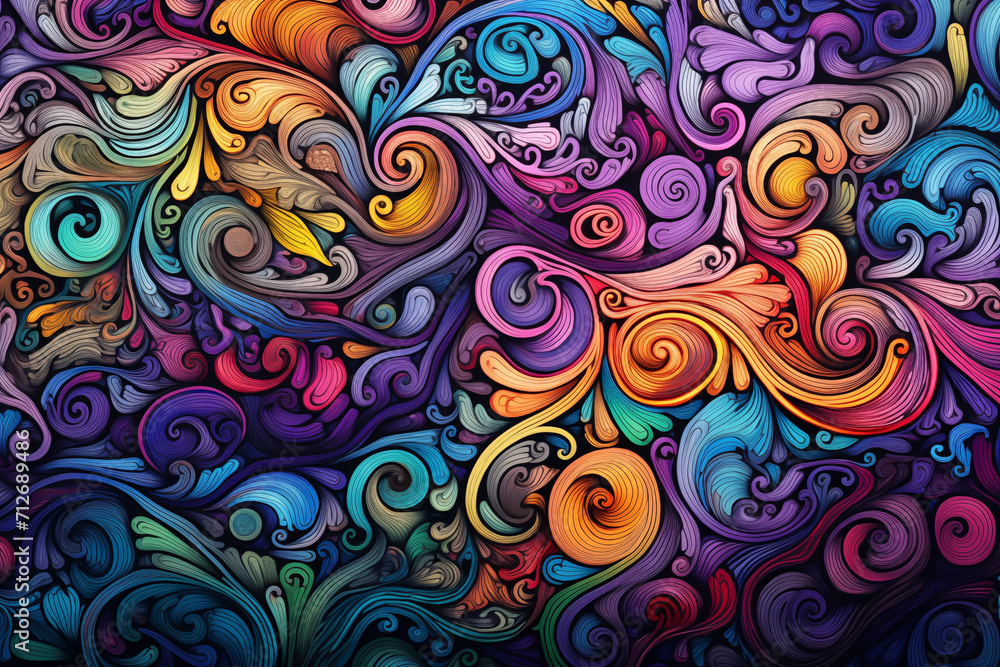 Fantasy tapestry texture. Fantasy tapestry texture.