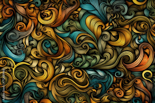 Fantasy tapestry texture.