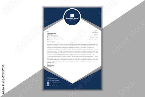 Modern Creative Corporate Letterhead Design	
