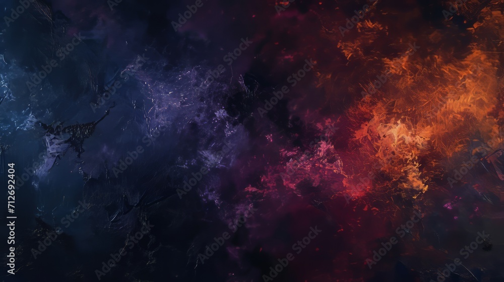 Dark Background With Red and Blue Colors