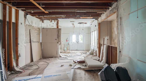 A room that is being remodeled, home renovation © Friedbert