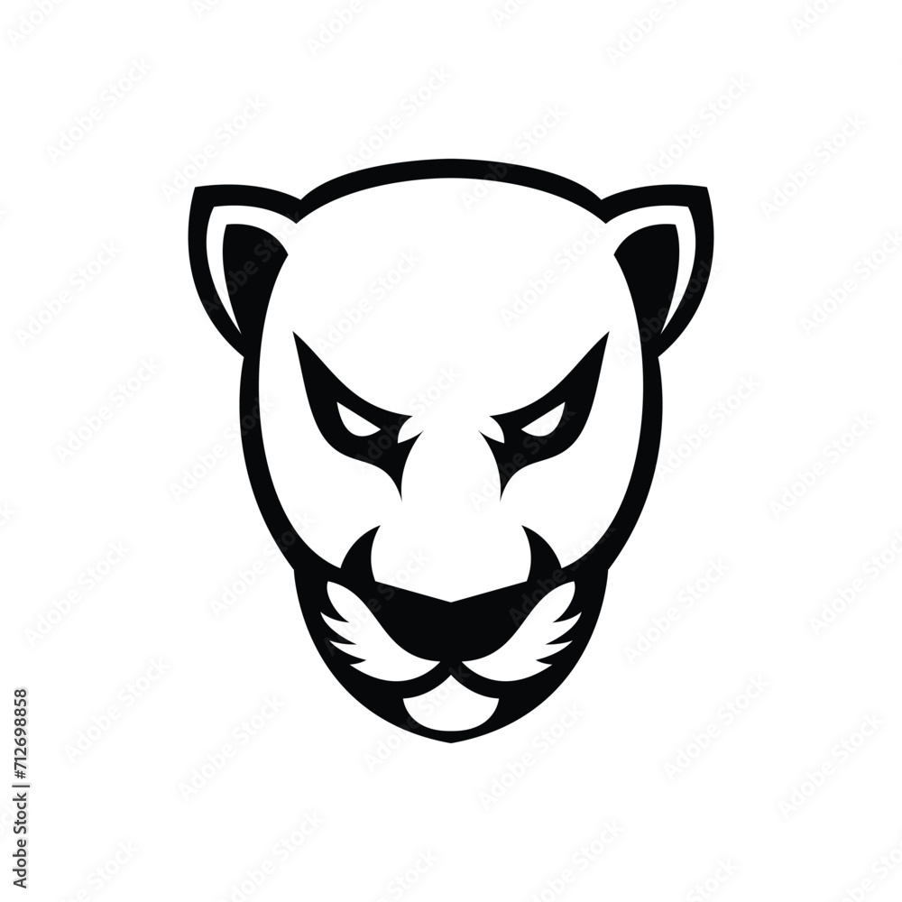 cheetah mascot logo line art design illustration cheetah mascot logo line art design illustration
