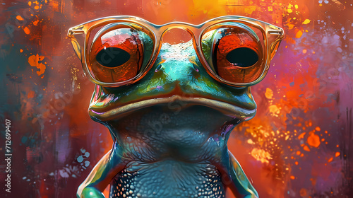 frog with red eyes