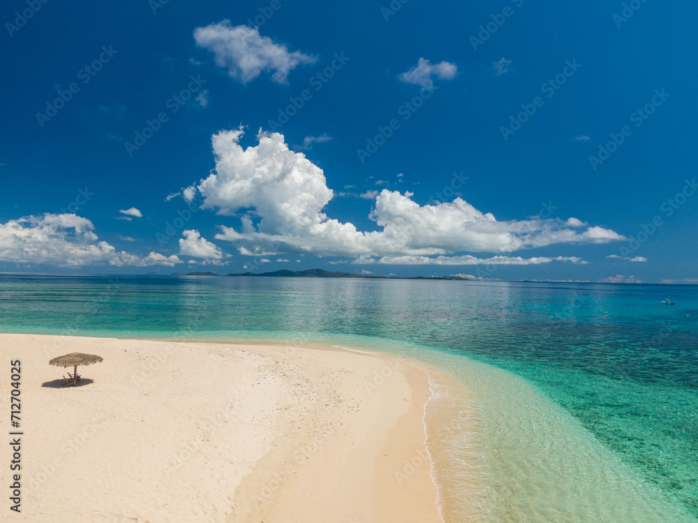  tropical Island beach with clear water