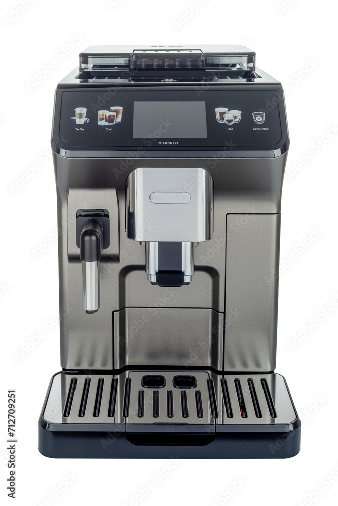 Modern Coffee Machine with Touch Interface Modern Coffee Machine with Touch Interface