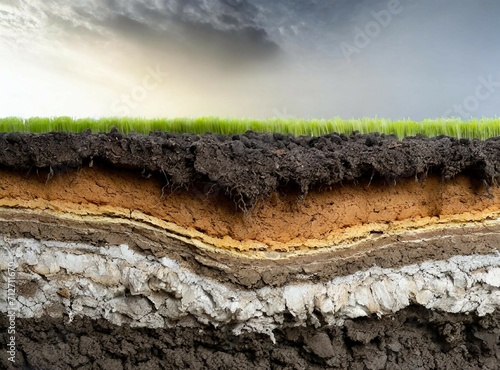 Soil layers background