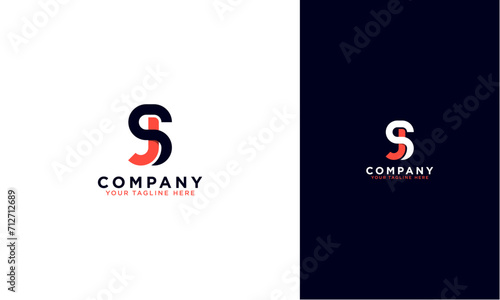 SJ or JS initial logo concept monogram,logo template designed to make your logo process easy and approachable. All colors and text can be modified. High resolution files included.