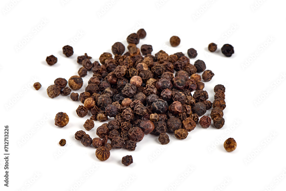 Ground black pepper. isolated on a white background. Ground black pepper. isolated on a white background.