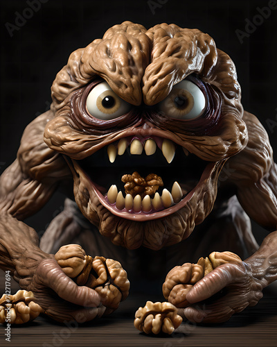 Angry Walnuts Monster  © Edward 