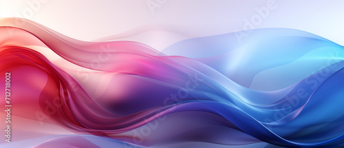 Abstract light background with gradient blue pink purple red azure white gray waves in pastel colors, high contrast, mysterious, should be suitable for website banners, desktop backgrounds. 21:9 © Life Background