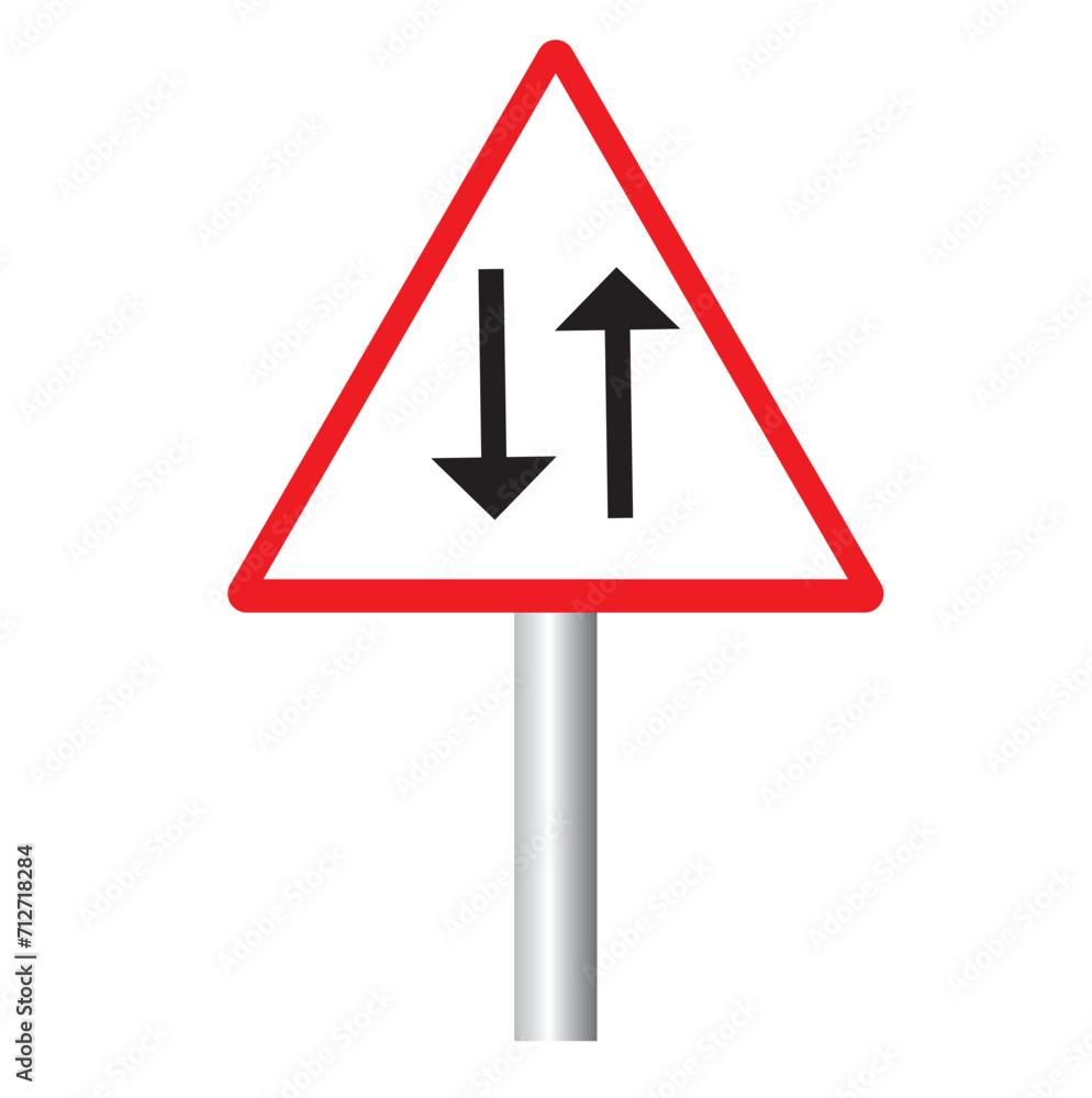 two-way vehicle traffic vector icon two-way vehicle traffic vector icon