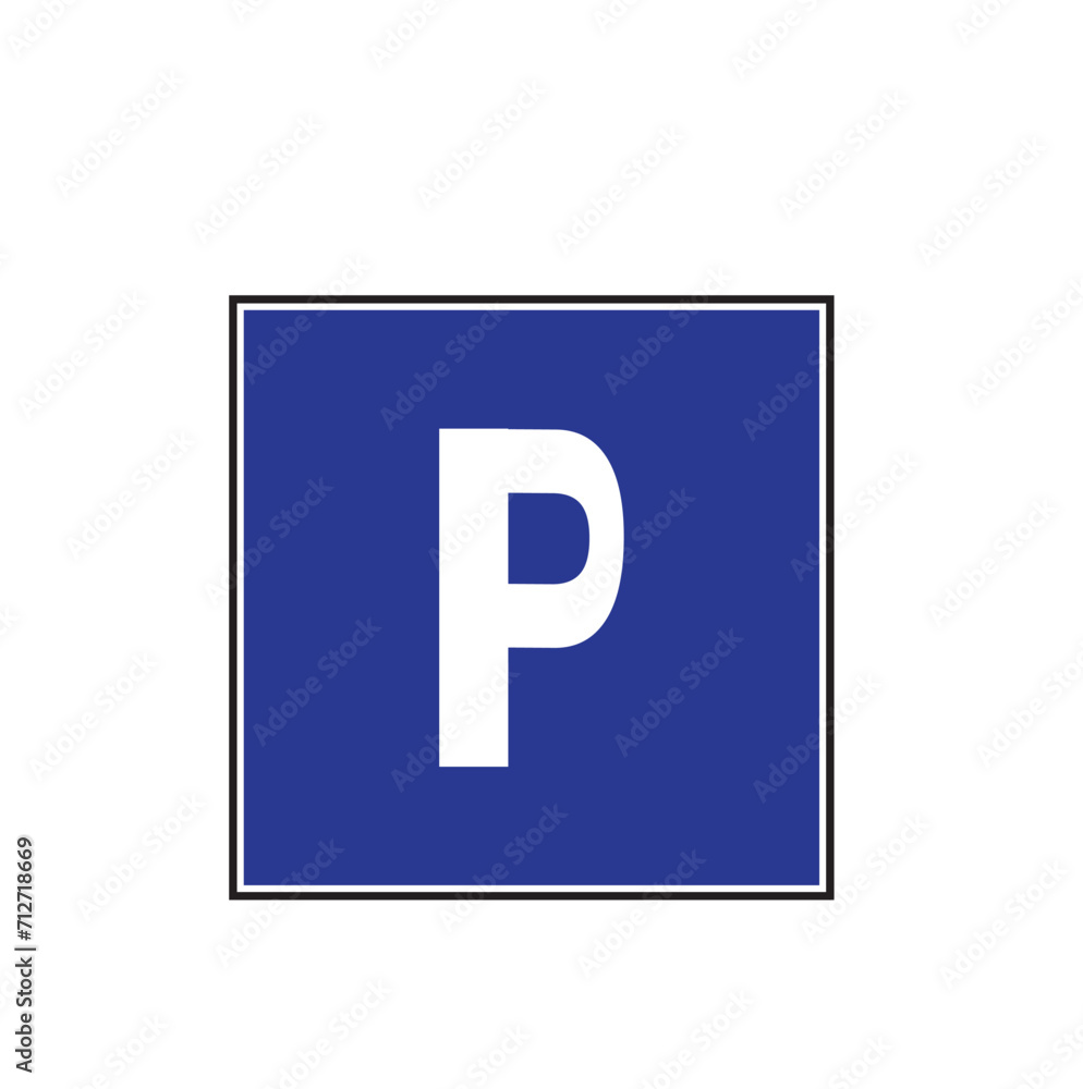 Parking road sign. Parking place for car. Vector illustration. no parking vector icon Parking road sign. Parking place for car. Vector illustration. no parking vector icon