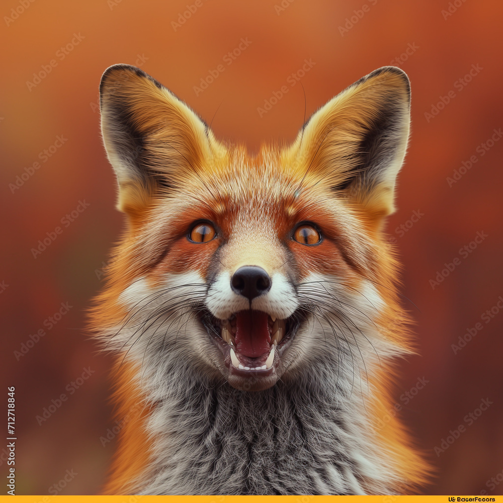 Fototapeta premium red fox portrait