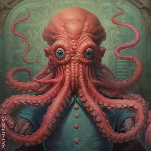 Wallpaper Mural octopus man Torontodigital.ca