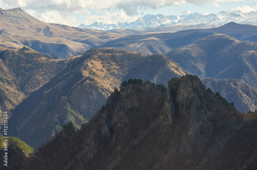 Fototapeta premium beauty of the Caucasus mountains