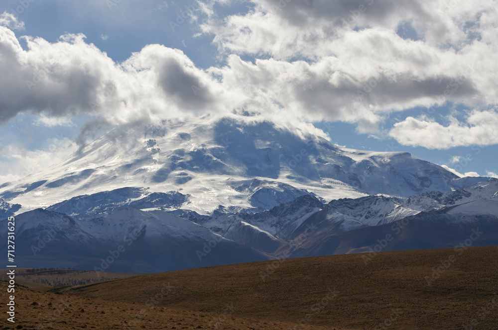 View of Elbrus, Djily-Su tract