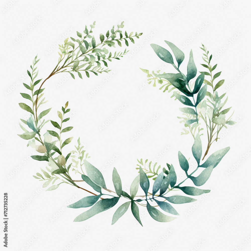 Watercolor Eucalyptus Clipart Watercolor Eucalyptus Clipart